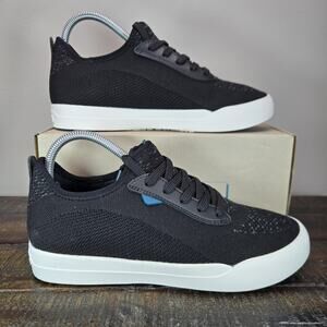 Vessi Weekend Sneaker Womens Size 8 Waterproof Shoes Asphalt Black White Mens 7